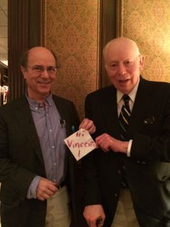 Nobel Laureates Frank Wilczek and Steven Weinberg wish Vincent Liu a merry Christmas
